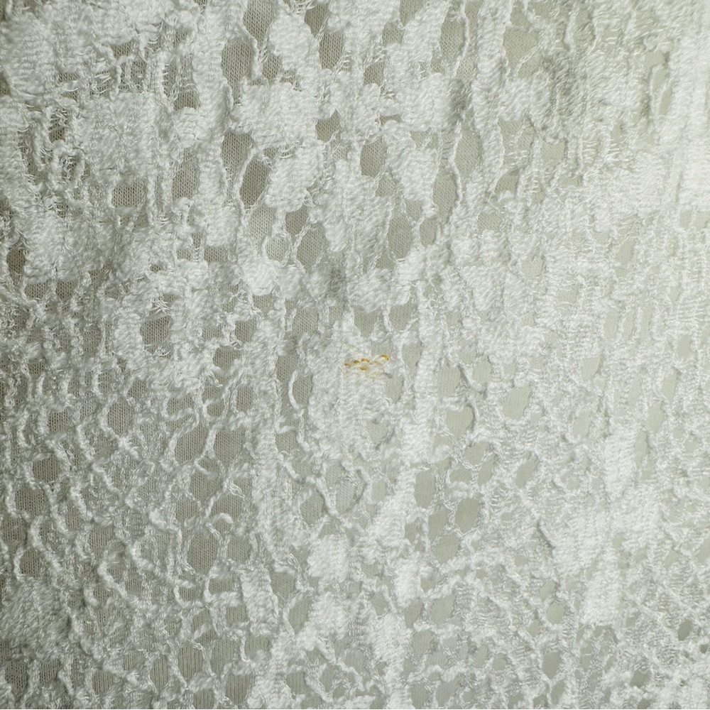 Free People Sleeveless Lace Mini Dress Back Cutout Ivory Wedding Party - Picture 13 of 13